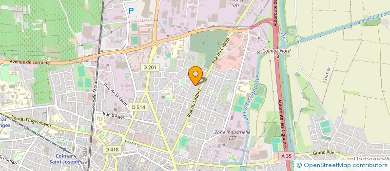 localisation de l'entreprise MONSIEUR DAVID BARBARAN  COLMAR