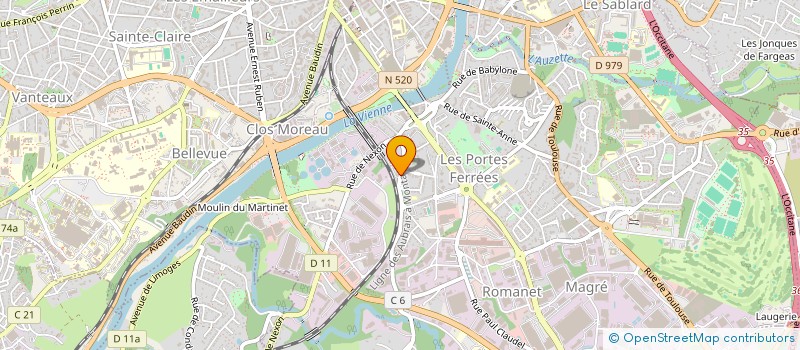 localisation de l'entreprise MONSIEUR DAVID BARBARIN à LIMOGES