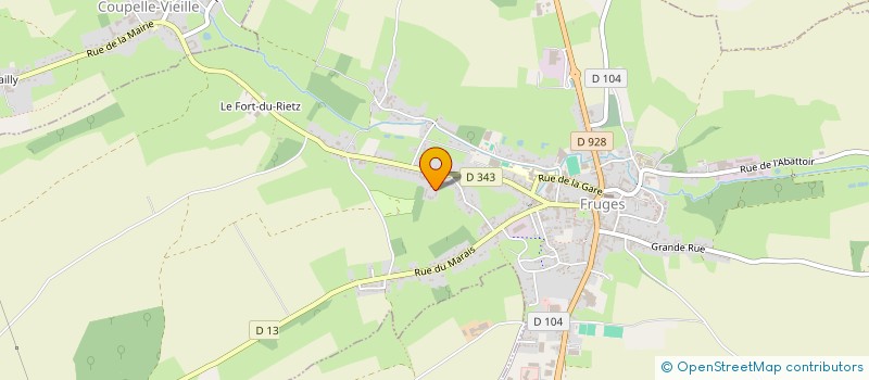 localisation de l'entreprise MONSIEUR DAVID BARBE  FRUGES