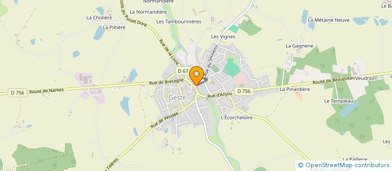 localisation de l'entreprise MONSIEUR DAVID BARBOT  BEAUPREAU-EN-MAUGES