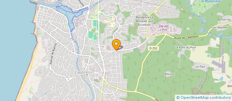 localisation de l'entreprise MONSIEUR DAVID BAREILLE  CAPBRETON