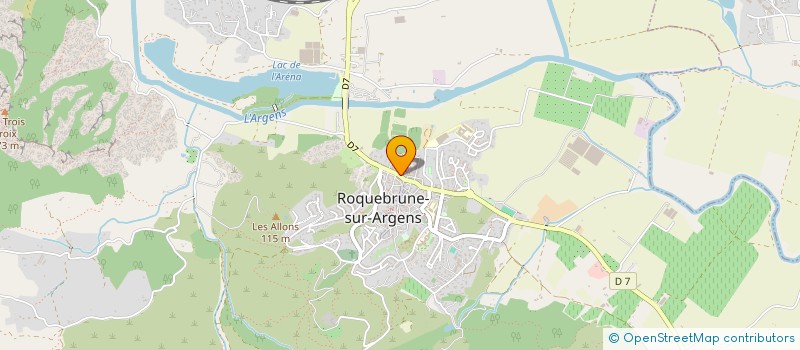 localisation de l'entreprise MONSIEUR DAVID BARETY à ROQUEBRUNE-SUR-ARGENS
