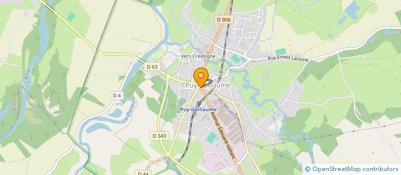 localisation de l'entreprise MONSIEUR DAVID BARGE  PUY-GUILLAUME