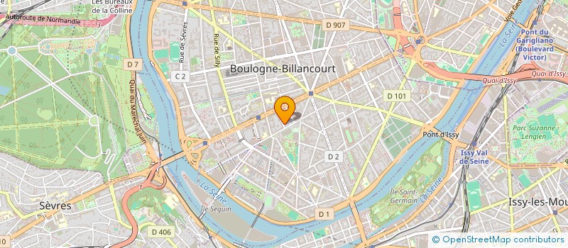 localisation de l'entreprise MONSIEUR DAVID BARIS EKINCI à BOULOGNE-BILLANCOURT