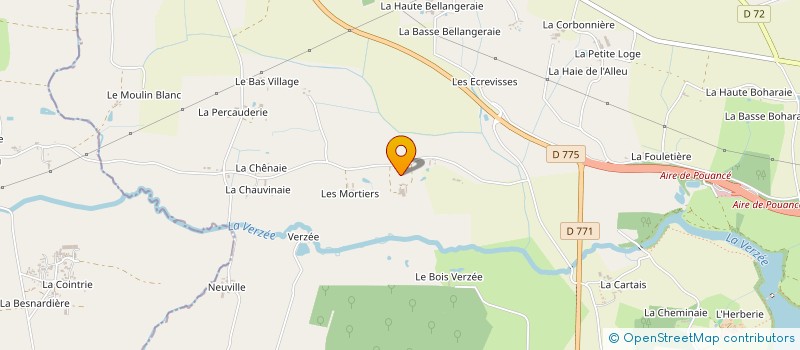 localisation de l'entreprise MONSIEUR DAVID BARON à OMBREE D'ANJOU