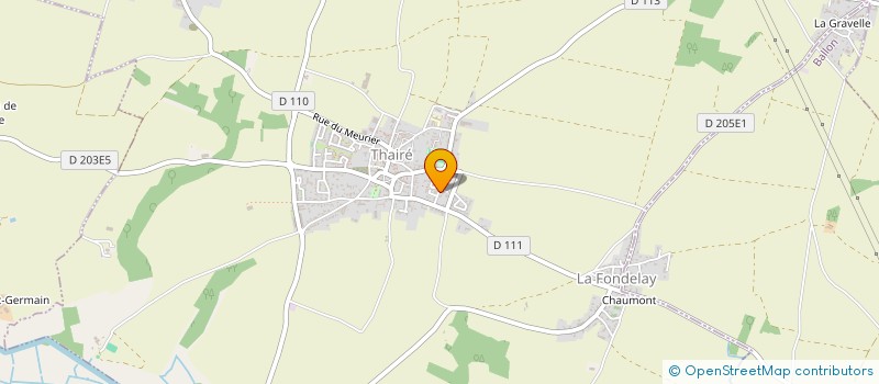 localisation de l'entreprise MONSIEUR DAVID BARON  THAIRE