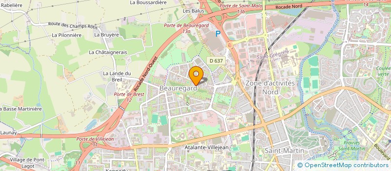 localisation de l'entreprise MONSIEUR DAVID BARRAL à RENNES
