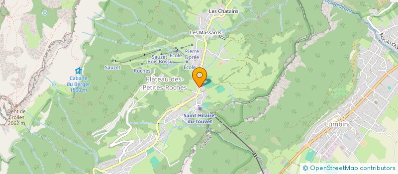 localisation de l'entreprise MONSIEUR DAVID BARRANGER  LE TOUVET