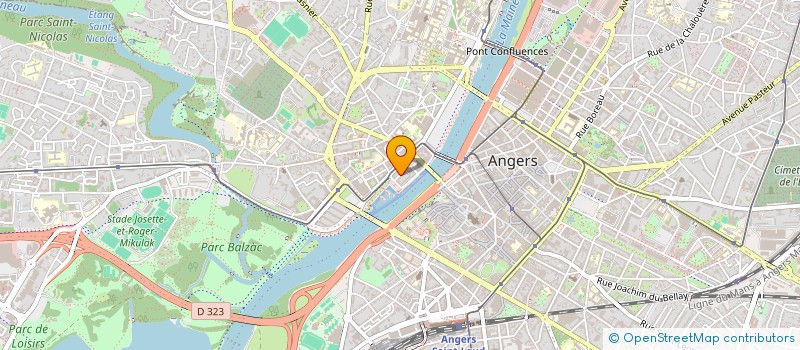 localisation de l'entreprise MONSIEUR DAVID BARRET à ANGERS