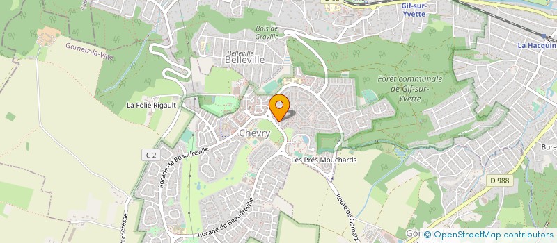 localisation de l'entreprise MONSIEUR DAVID BARRET  GIF-SUR-YVETTE