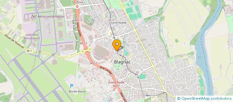 localisation de l'entreprise MONSIEUR DAVID BARROIS à BLAGNAC