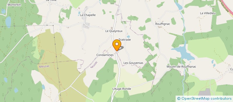 localisation de l'entreprise MONSIEUR DAVID BARTHOUT à CHATEAU-CHERVIX