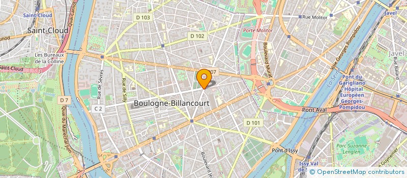 localisation de l'entreprise MONSIEUR DAVID BARTOLI  BOULOGNE-BILLANCOURT