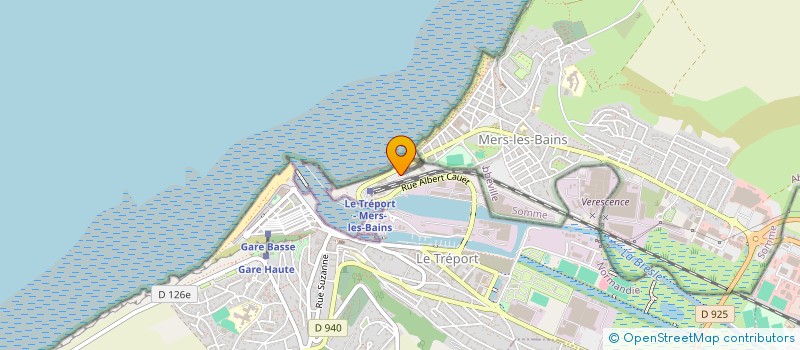 localisation de l'entreprise MONSIEUR DAVID BASTARD  LE TREPORT