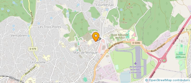 localisation de l'entreprise MONSIEUR DAVID BASTIDE  NIMES