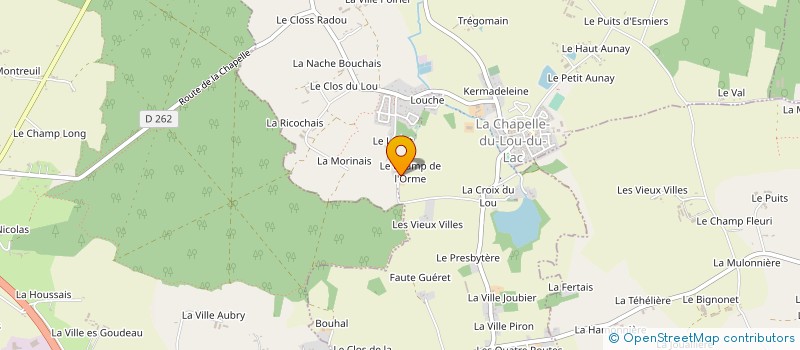 localisation de l'entreprise MONSIEUR DAVID BAUDET  LANNION