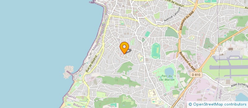 localisation de l'entreprise MONSIEUR DAVID BAUDOIN à BIARRITZ