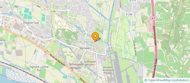 localisation de l'entreprise MONSIEUR DAVID BAUDOU  AVIGNON