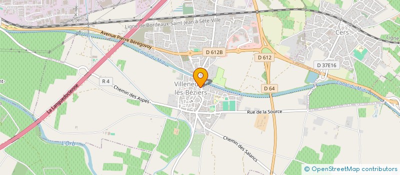 localisation de l'entreprise MONSIEUR DAVID BAUER à VILLENEUVE-LES-BEZIERS