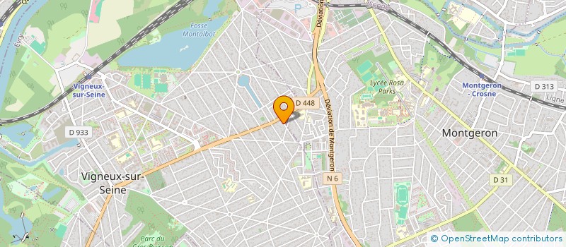 localisation de l'entreprise MONSIEUR DAVID BAUMANN  VIGNEUX-SUR-SEINE