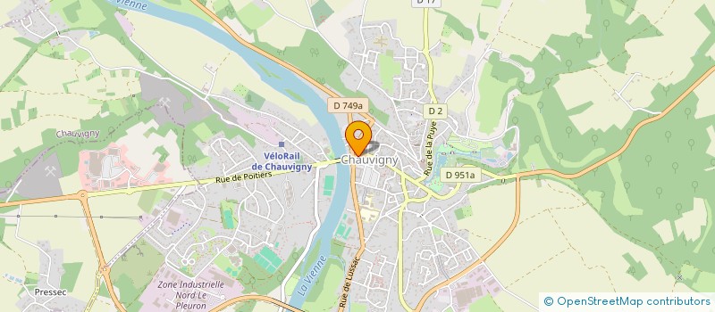 localisation de l'entreprise MONSIEUR DAVID BAUMGARTEN à CHAUVIGNY