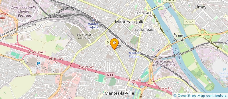 localisation de l'entreprise MONSIEUR DAVID BAUX  MANTES-LA-VILLE