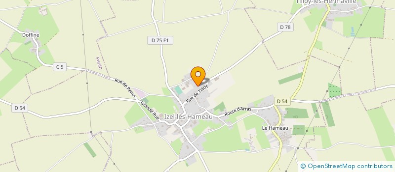 localisation de l'entreprise MONSIEUR DAVID BAVILLE  IZEL-LES-HAMEAU