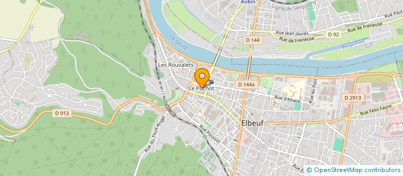 localisation de l'entreprise MONSIEUR DAVID BAZILLE  ELBEUF