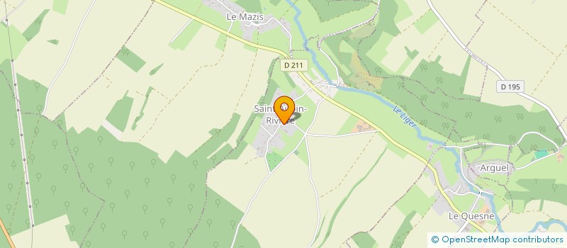 localisation de l'entreprise MONSIEUR DAVID BAZIN  SAINT-AUBIN-RIVIERE