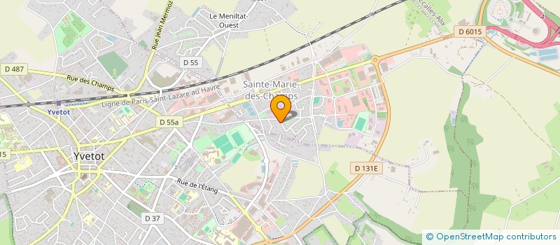 localisation de l'entreprise MONSIEUR DAVID BAZIRE  VALLIQUERVILLE