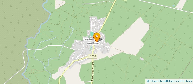 localisation de l'entreprise MONSIEUR DAVID BAZUS  SAINTE-EULALIE-EN-BORN