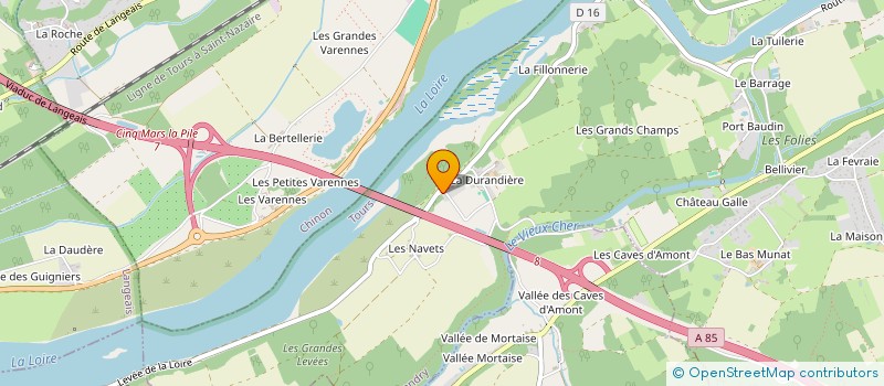 localisation de l'entreprise MONSIEUR DAVID BEAUPIED  VILLANDRY