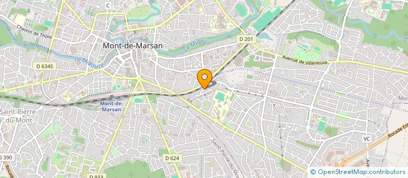localisation de l'entreprise MONSIEUR DAVID BEAUSIRE  MONT-DE-MARSAN
