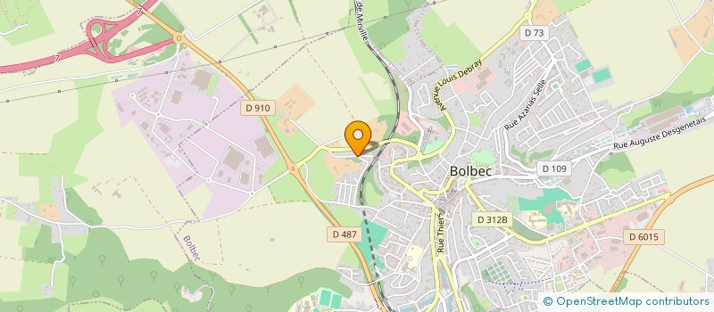 localisation de l'entreprise MONSIEUR DAVID BEAUVAIS  BOLBEC