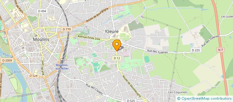 localisation de l'entreprise MONSIEUR DAVID BEAUVAIS à YZEURE