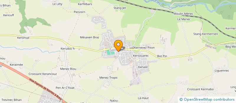 localisation de l'entreprise MONSIEUR DAVID BECAM  SAINT-YVI