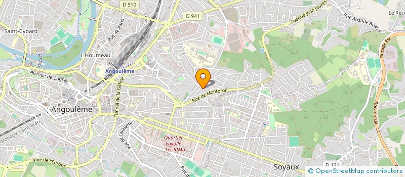 localisation de l'entreprise MONSIEUR DAVID BECHEMIN à ANGOULEME