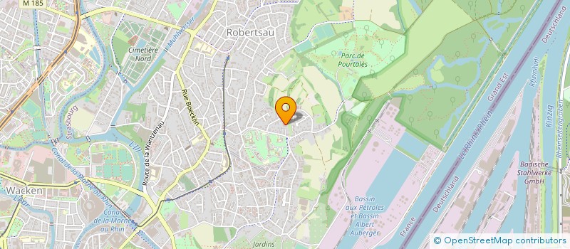 localisation de l'entreprise MONSIEUR DAVID BECKER  STRASBOURG