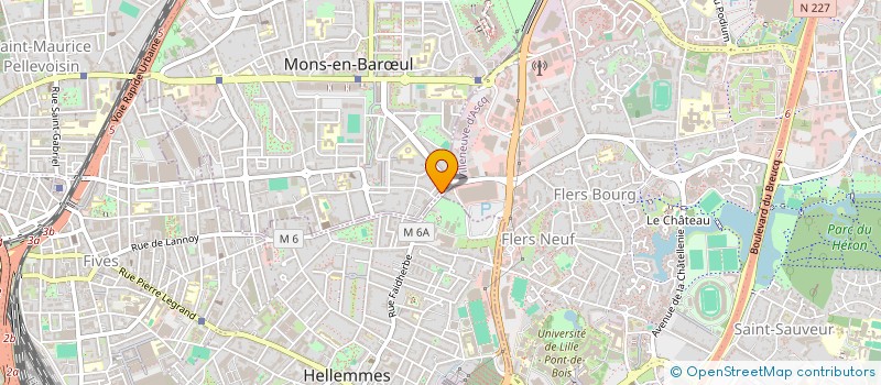 localisation de l'entreprise MONSIEUR DAVID BECQUERET  MONS-EN-BARUL