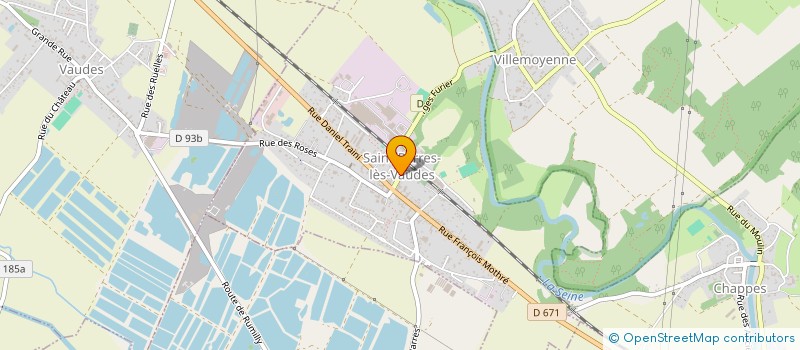 localisation de l'entreprise MONSIEUR DAVID BECU  SAINT-PARRES-LES-VAUDES