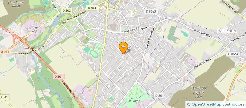 localisation de l'entreprise MONSIEUR DAVID BEDU à BRUAY-LA-BUISSIERE