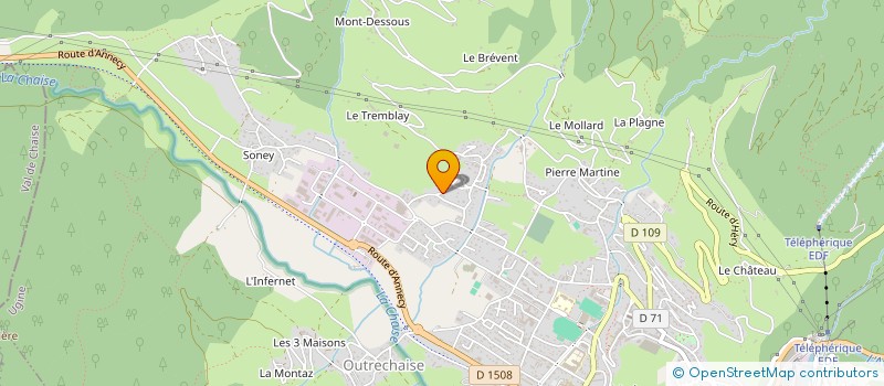 localisation de l'entreprise MONSIEUR DAVID BELFY  UGINE