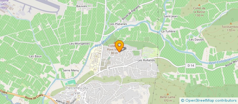 localisation de l'entreprise MONSIEUR DAVID BELHACENE  PIERREFEU-DU-VAR