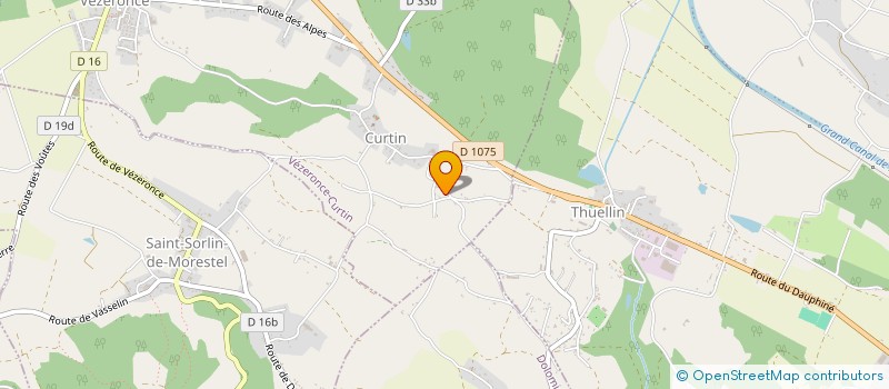 localisation de l'entreprise MONSIEUR DAVID BELHACHE  VEZERONCE-CURTIN