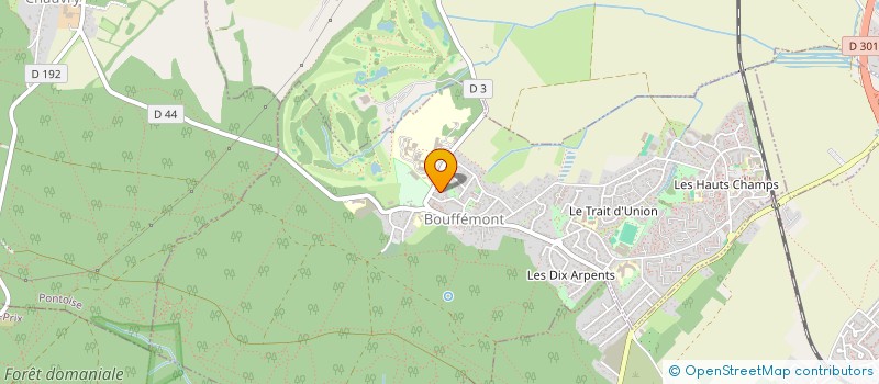 localisation de l'entreprise MONSIEUR DAVID BELHASSEN  BOUFFEMONT