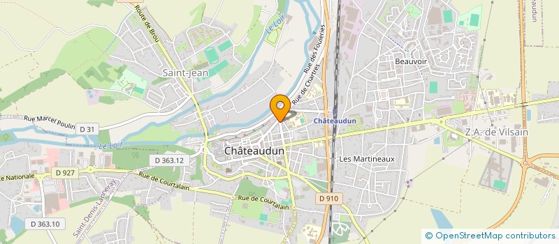 localisation de l'entreprise MONSIEUR DAVID BELLANGER à CHATEAUDUN