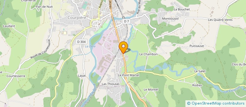 localisation de l'entreprise MONSIEUR DAVID BELLI à COURPIERE