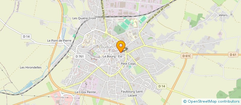 localisation de l'entreprise MONSIEUR DAVID BELLIARD  LOUDUN