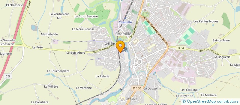 localisation de l'entreprise MONSIEUR DAVID BELLOUARD  CHEMILLE-EN-ANJOU