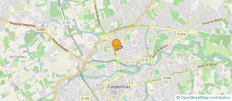 localisation de l'entreprise MONSIEUR DAVID BELTRANO à CARPENTRAS